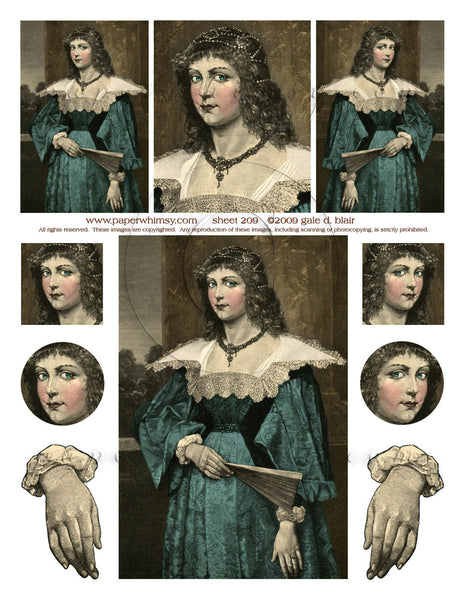 Sheet 209 PRINTED - paperwhimsy