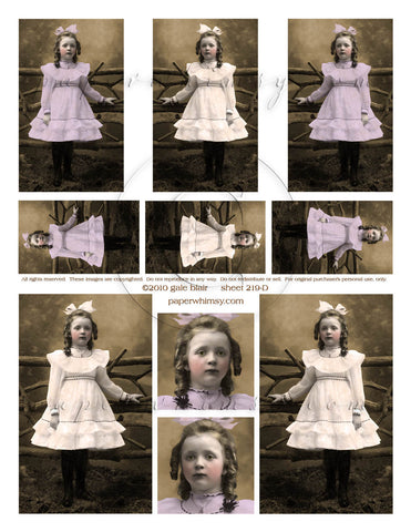 Sheet 219 PRINTED - paperwhimsy