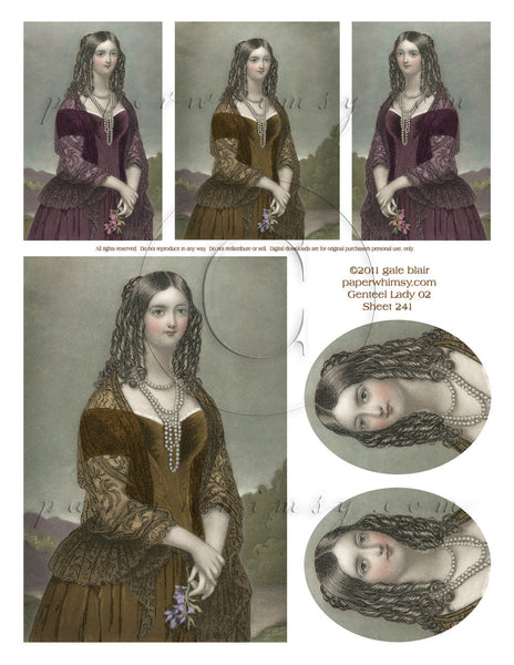 Sheet 241 PRINTED - paperwhimsy