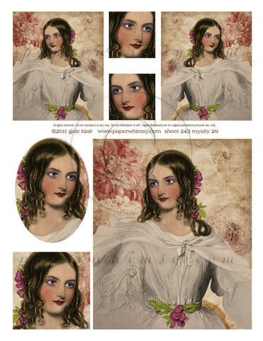 Sheet 243 PRINTED - paperwhimsy