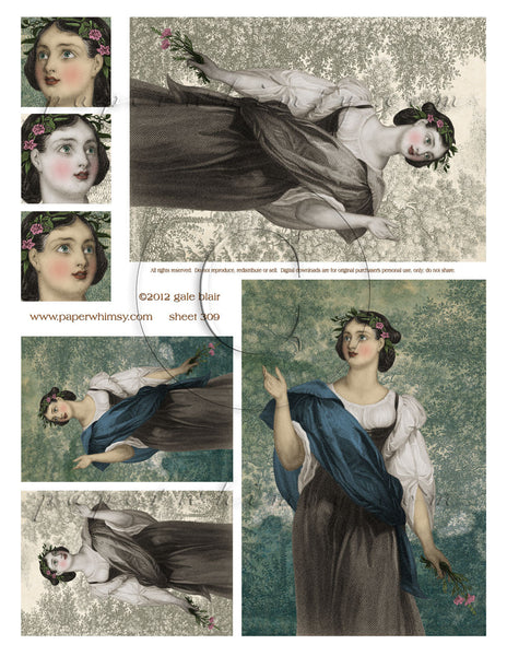 Sheet 309 PRINTED - paperwhimsy
