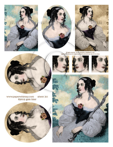 Sheet 311 PDF - paperwhimsy
