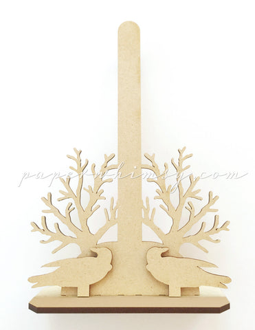 Stand - Crow & Branches - paperwhimsy