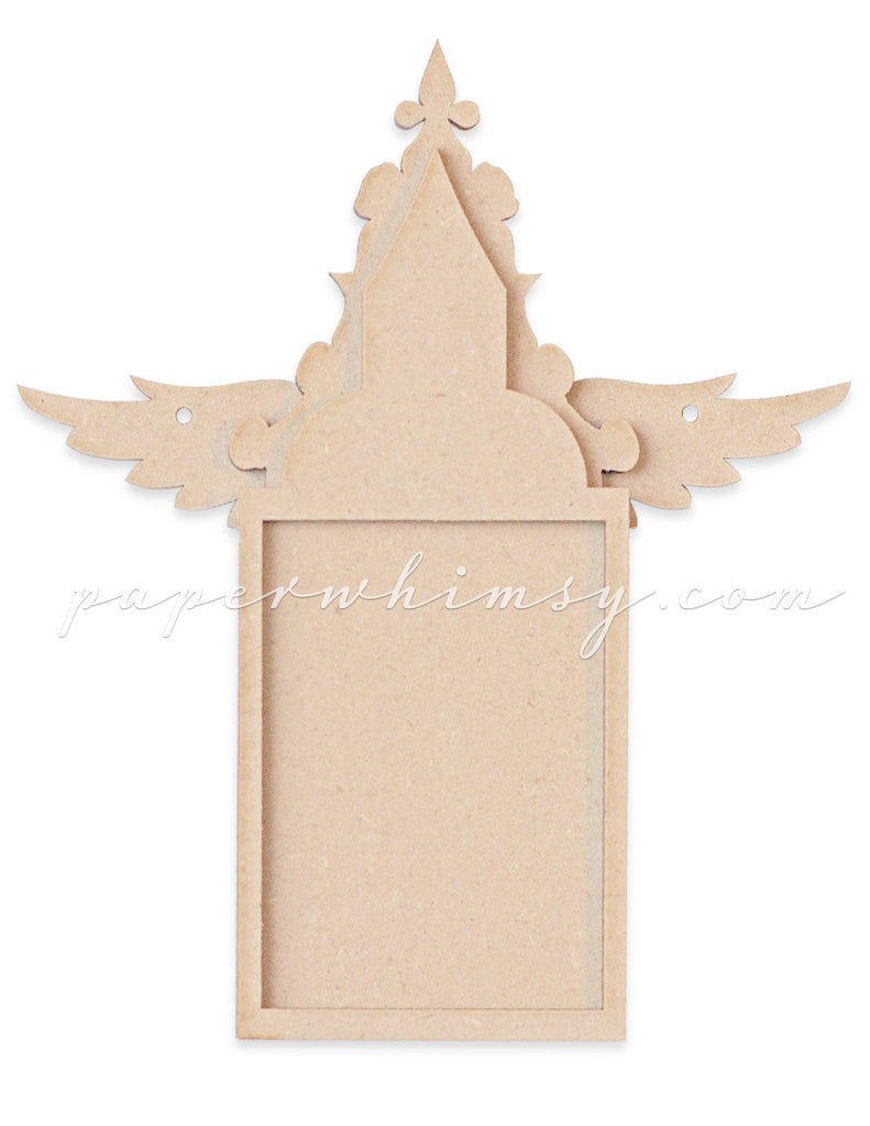 Winged Baroque Arch - paperwhimsy